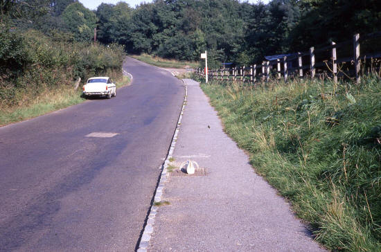 Site of spring on Frieth Hill Bucks UK