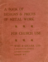 West & Collier Metalwork Catalogue 1910