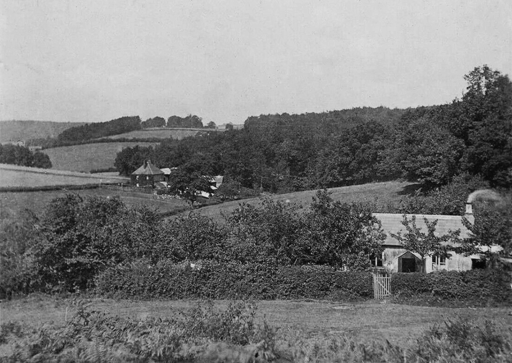 Dovers Farm from old road to Lane End