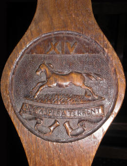 WW1 Memorial chair, York Minster, Derek Collier